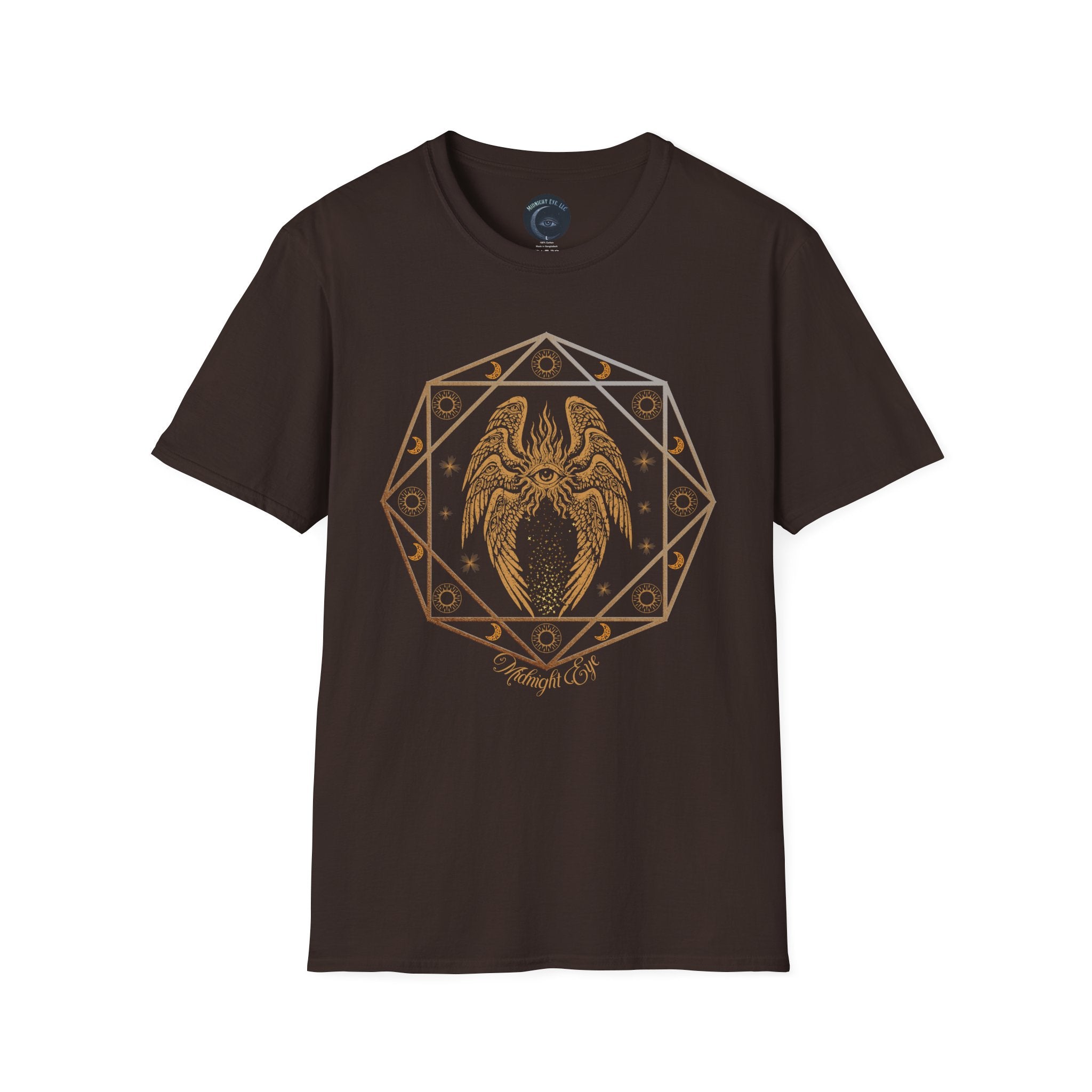 Mystical Eye T-Shirt - Winged - Eye Third Eye Tee - Gothic T-Shirt - Midnight Eye, LLC