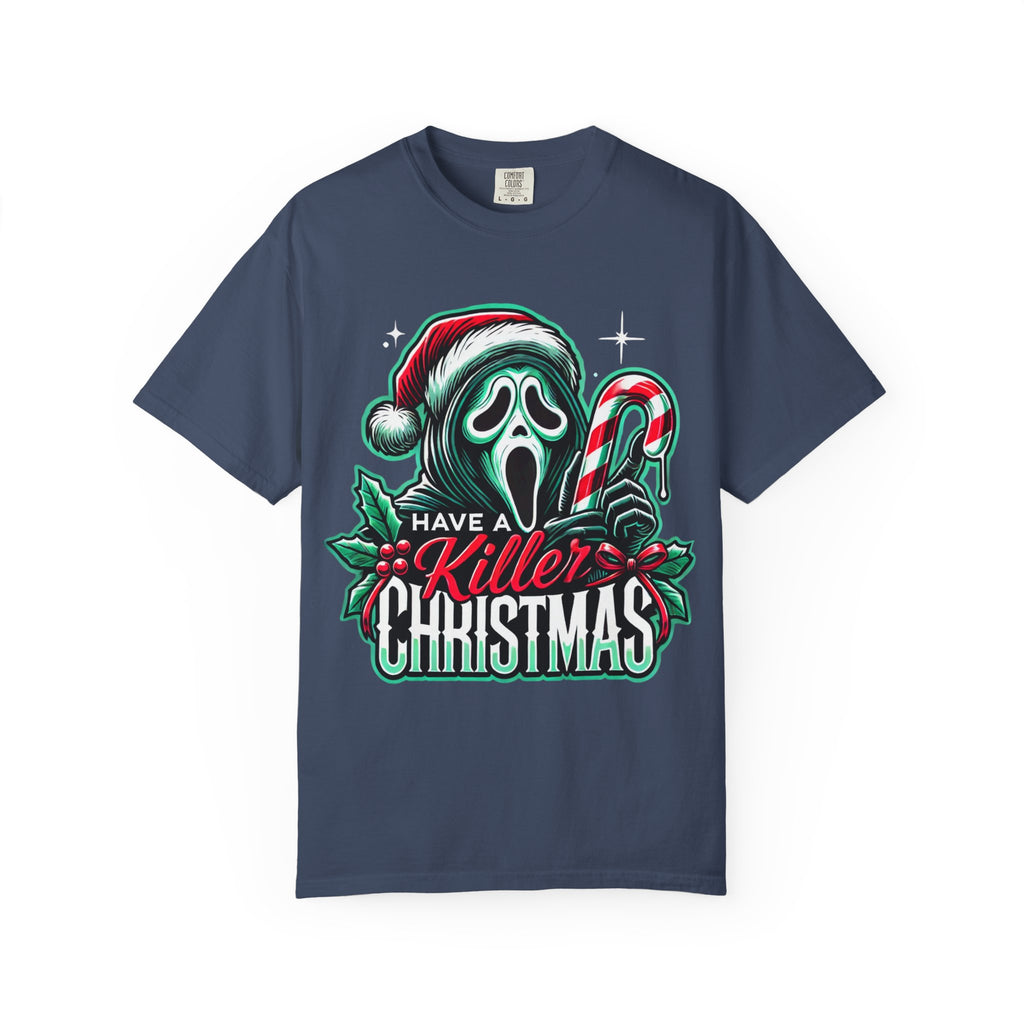 Vintage Santa "Believe in the Magic of Christmas" - Dark Aesthetic Holiday Tee. Midnight Eye, LLC