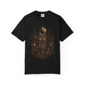 Owl Moon Graphic T-Shirt — Gothic Owl with Roses