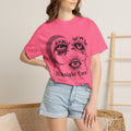 Midnight Eyes Graphic T-Shirt — Moon & Eye Gothic Vintage Tee
