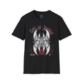 Winged Eye & Red Rose Graphic Tee — Streetwear T-Shirt - Goth Distressed Tee - Midnight Eye, LLC