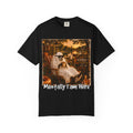Mentally I Am Here Beach Racoon T-Shirt - Ghost Racoon Summerween Tee