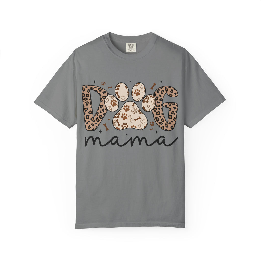 Dog Mama Leopard Paw T-Shirt – Cute Animal Print Tee for Pet Lovers. Midnight Eye, LLC