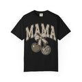 Mama Cherry Graphic T-Shirt — Retro Checkerboard Cherry Design. Midnight Eye, LLC