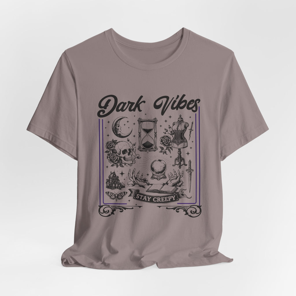 Whimsy Goth— Dark Aesthetic - Gothic Graphic T-Shirt -  Goth Collage Tee. Midnight Eye, LLC.