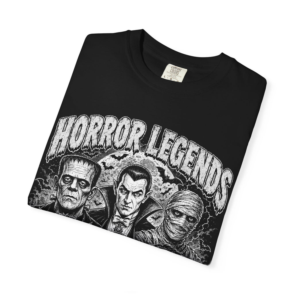 Horror Legends T-Shirt — Vintage Classic Monsters Graphic Tee. Midnight Eye, LLC