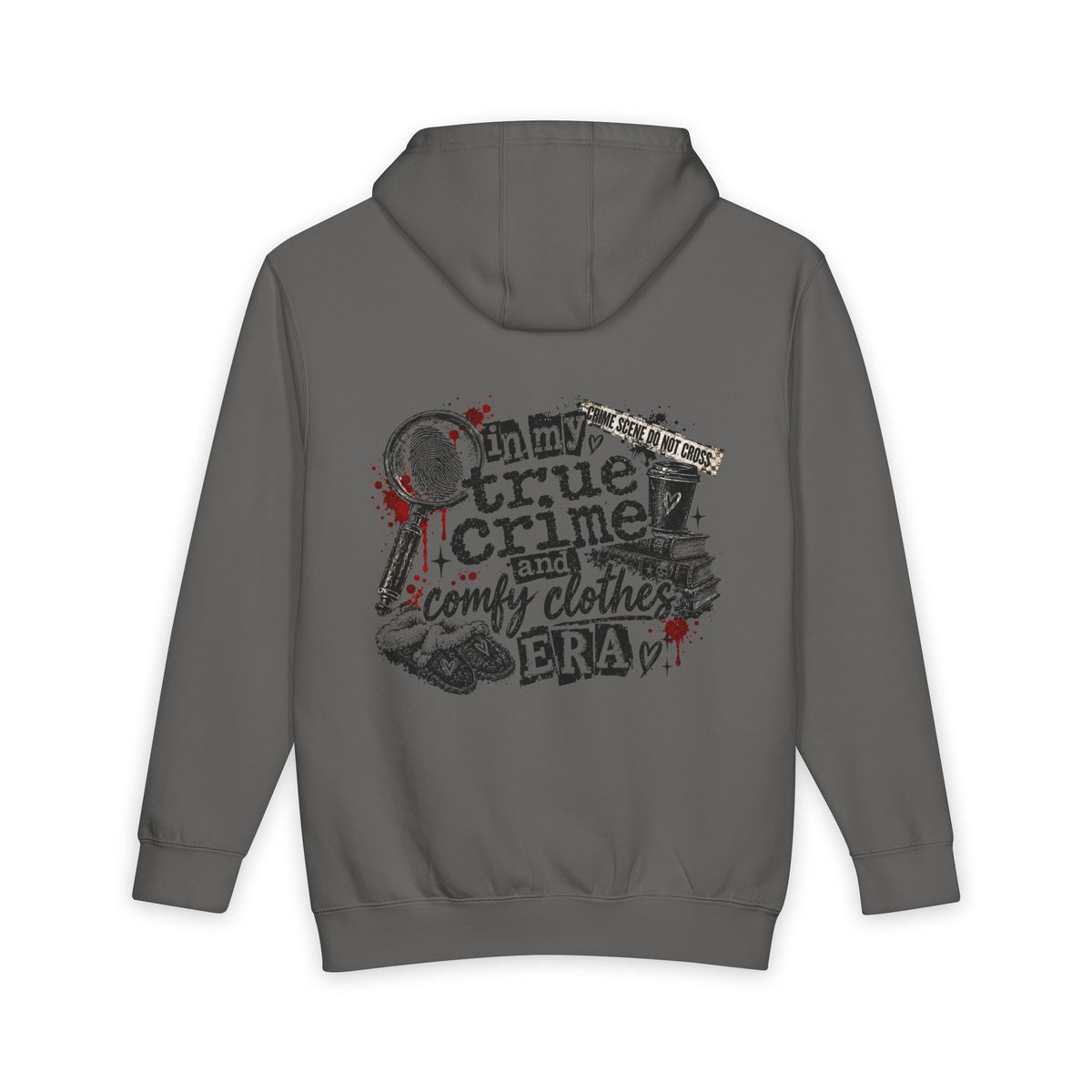 True Crime Hoodie — “True Crime Junkie” Cozy Pullover. True Crime and Comfy Clothes