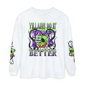 Villains Do It Better Long Sleeve Tee - Halloween Villains Graphic T-Shirt. Midnight Eye, LLC