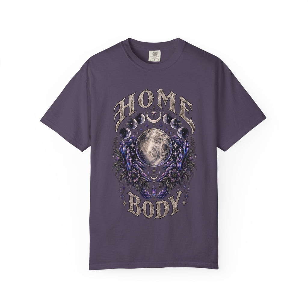 Home Body Moon Phases T-Shirt Mystical Moon Tee. Midnight, Eye, LLC.