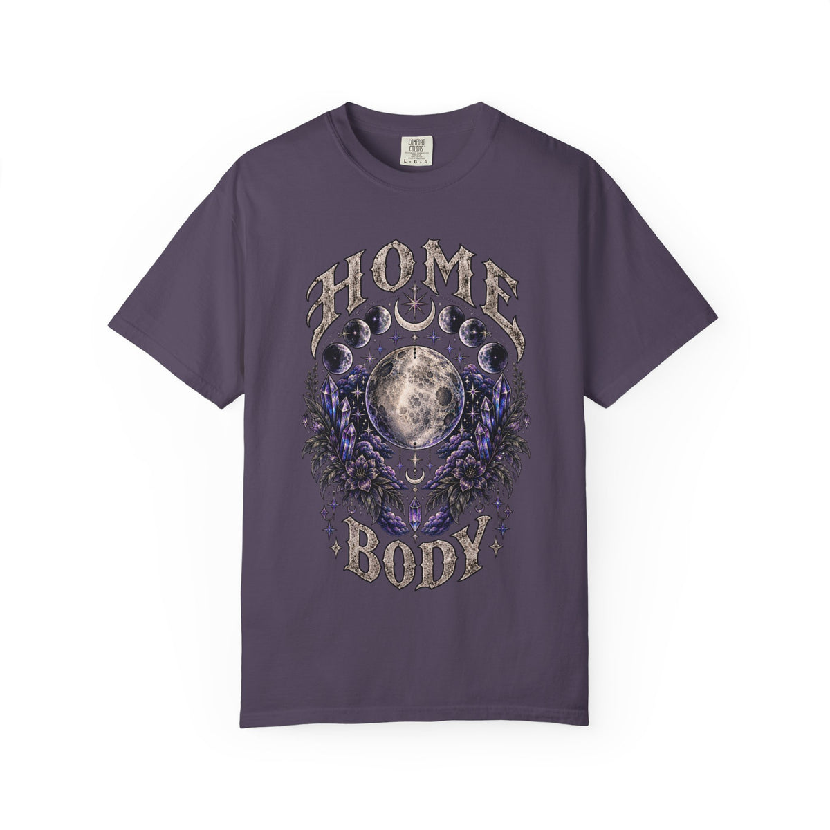 Home Body Moon Phases T-Shirt Mystical Moon Tee. Midnight, Eye, LLC.