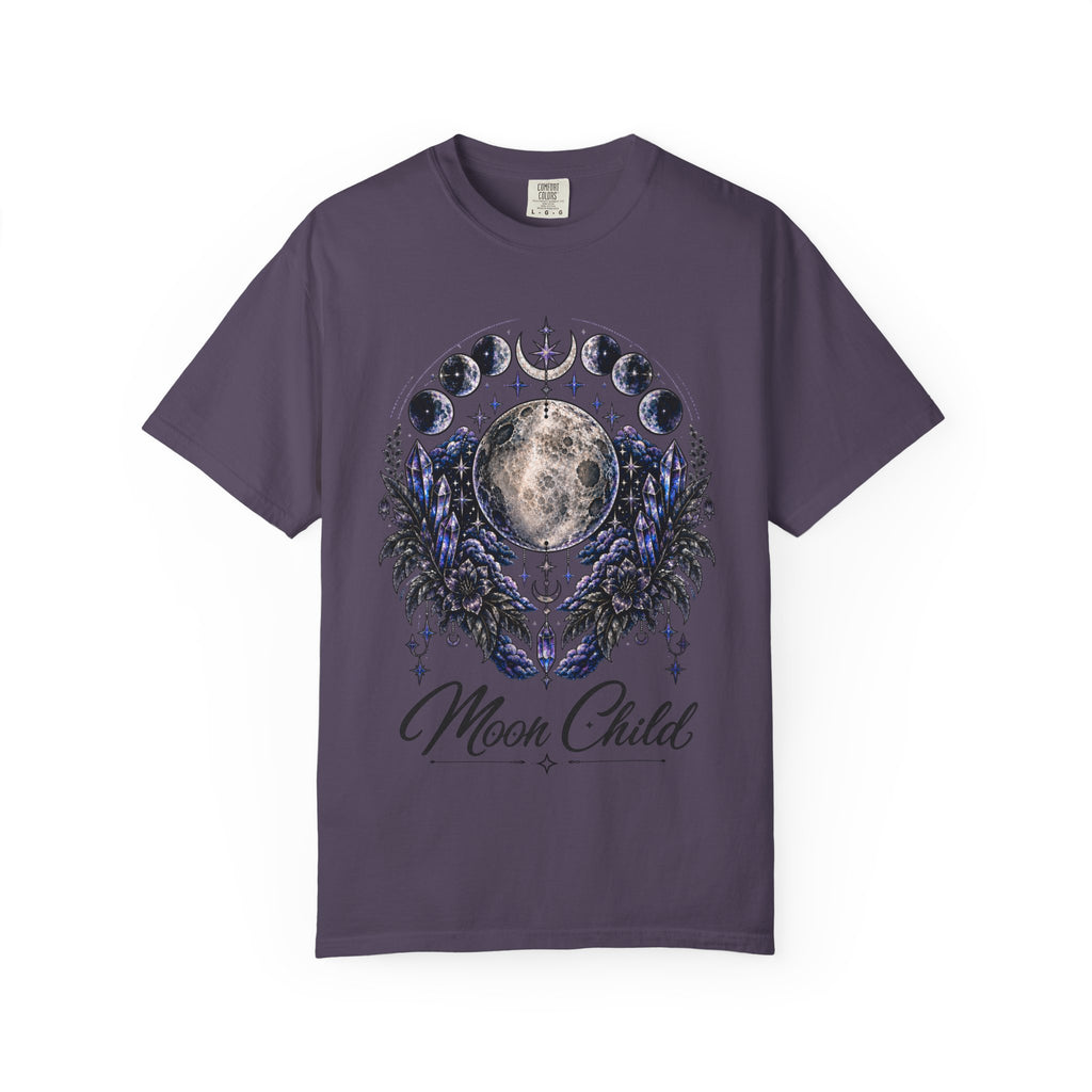 Moon Child T-Shirt — Phases of the Moon Graphic Tee