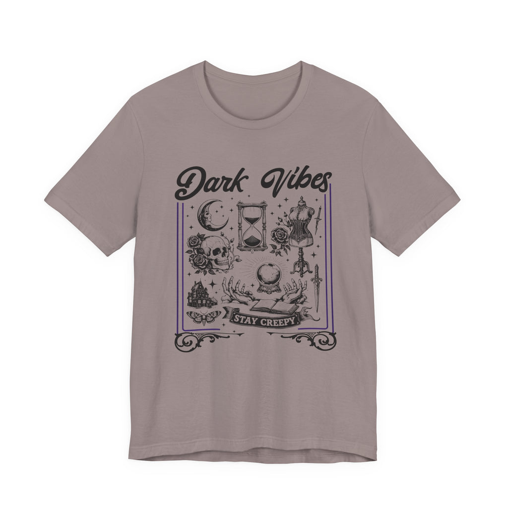 Whimsy Goth— Dark Aesthetic - Gothic Graphic T-Shirt -  Goth Collage Tee. Midnight Eye, LLC.
