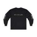 Long Sleeve Tee — 'Soft Is Not My Role' Gothic Angel Graphic - BDSM T-Shirt - Dark Angel Tee - Midnight Eye, LLC