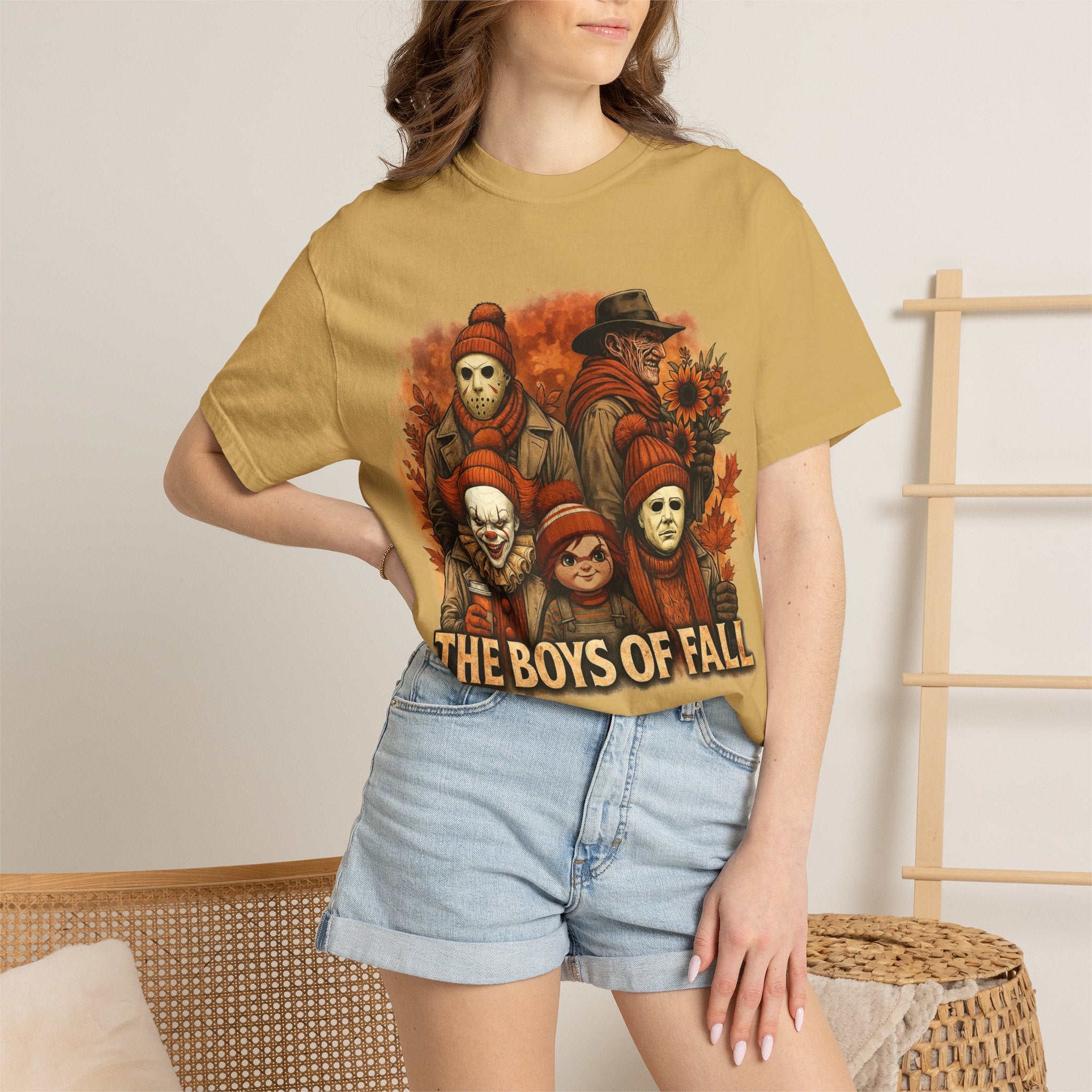 T-Shirt – The Boys of Fall Horror Graphic Tee - Scary Movie Inspired T-Shirt. Midnight Eye, LLC