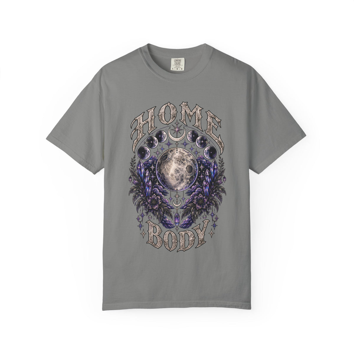 Home Body Moon Phases T-Shirt Mystical Moon Tee. Midnight, Eye, LLC.