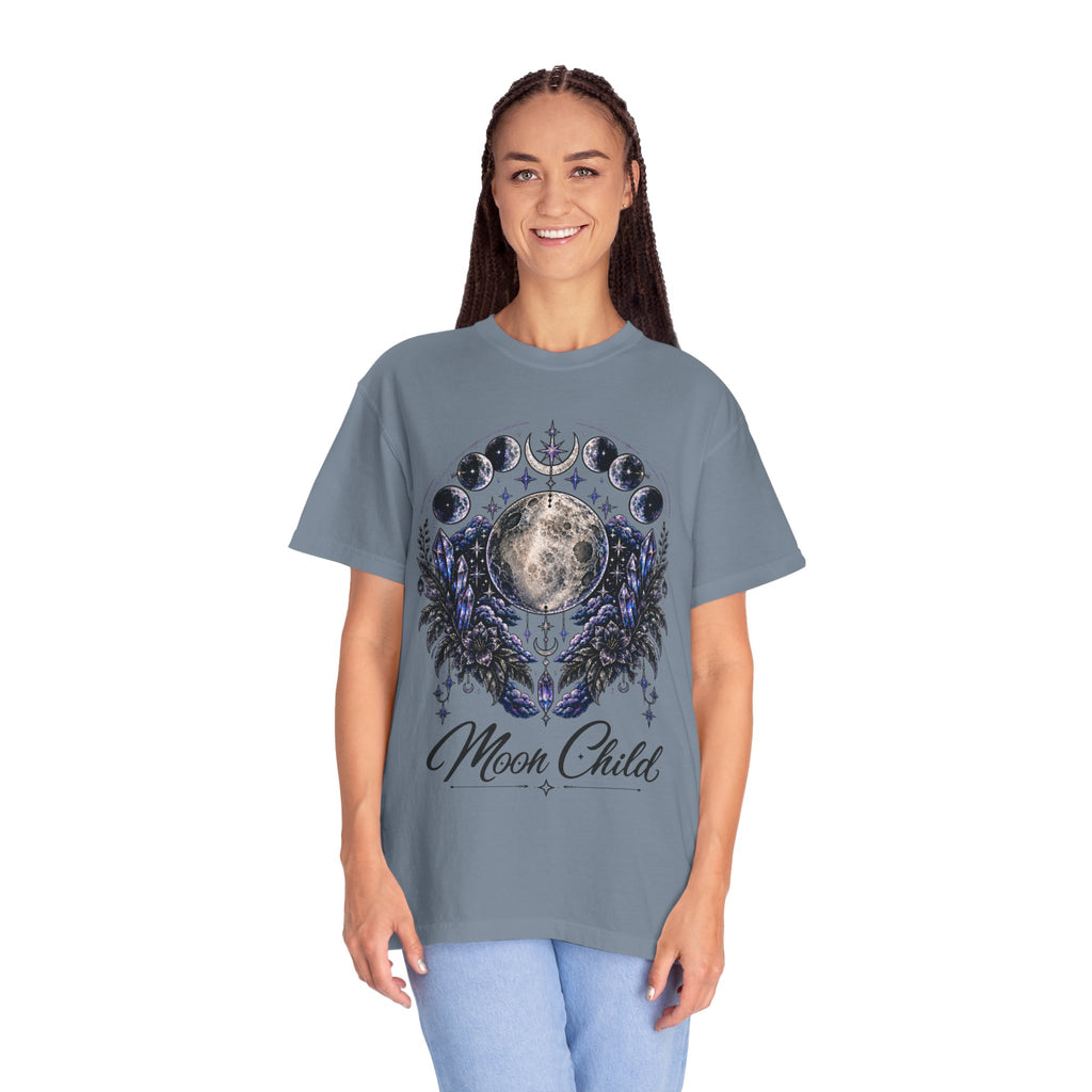 Moon Child T-Shirt — Phases of the Moon Graphic Tee