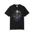 Mystic Third Eye T-shirt — Celestial Moon, Crystals & Dragon Eye Graphic Tee - Dark Aesthetic Tee - Midnight Eye, LLC