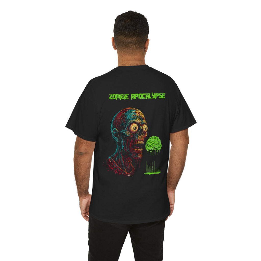 Zombie Apocalypse Tee — Horror Halloween Graphic T-Shirt - Raver T-Shirt - Midnight Eye, LLC