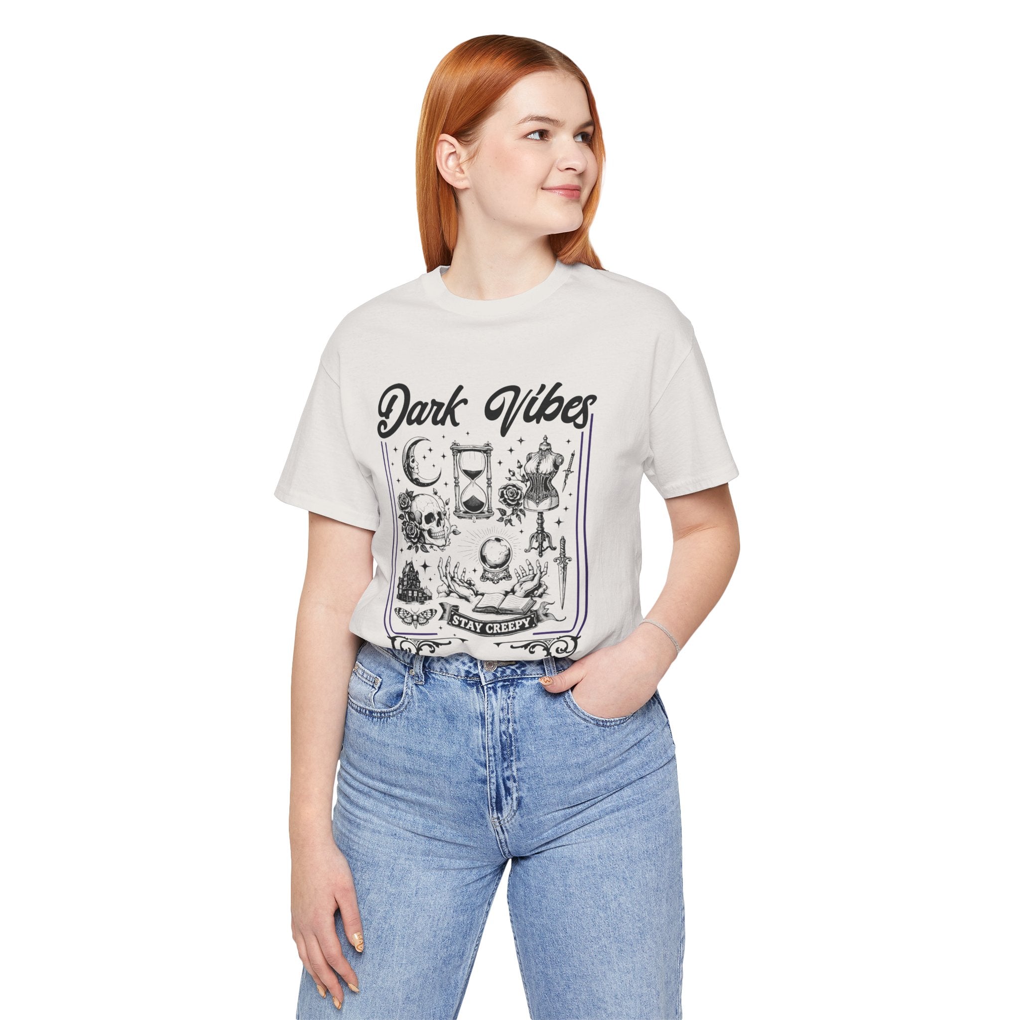 Whimsy Goth— Dark Aesthetic - Gothic Graphic T-Shirt -  Goth Collage Tee. Midnight Eye, LLC.