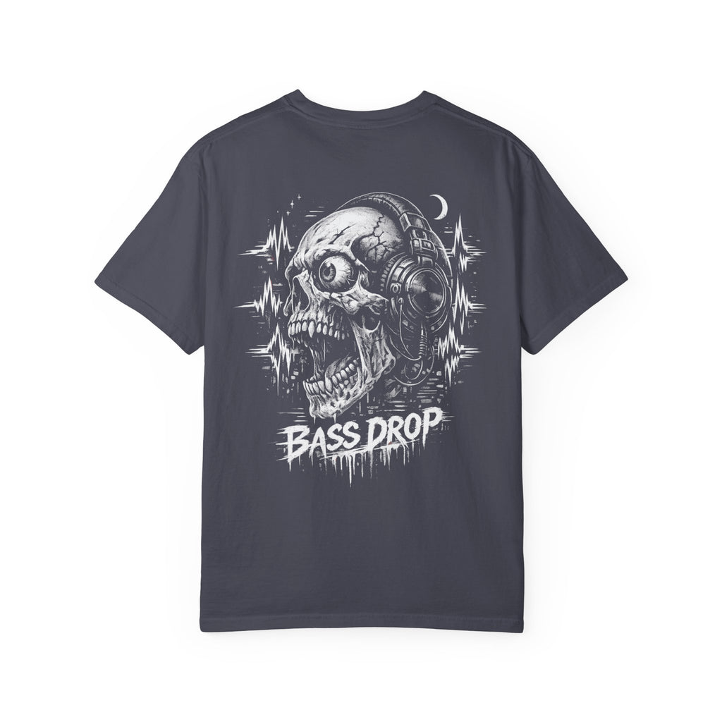 EDM Rave Skull Basshead T-Shirt — Dubstep Festival Tee - Rave Gift Outfit - Midnight Eye, LLC