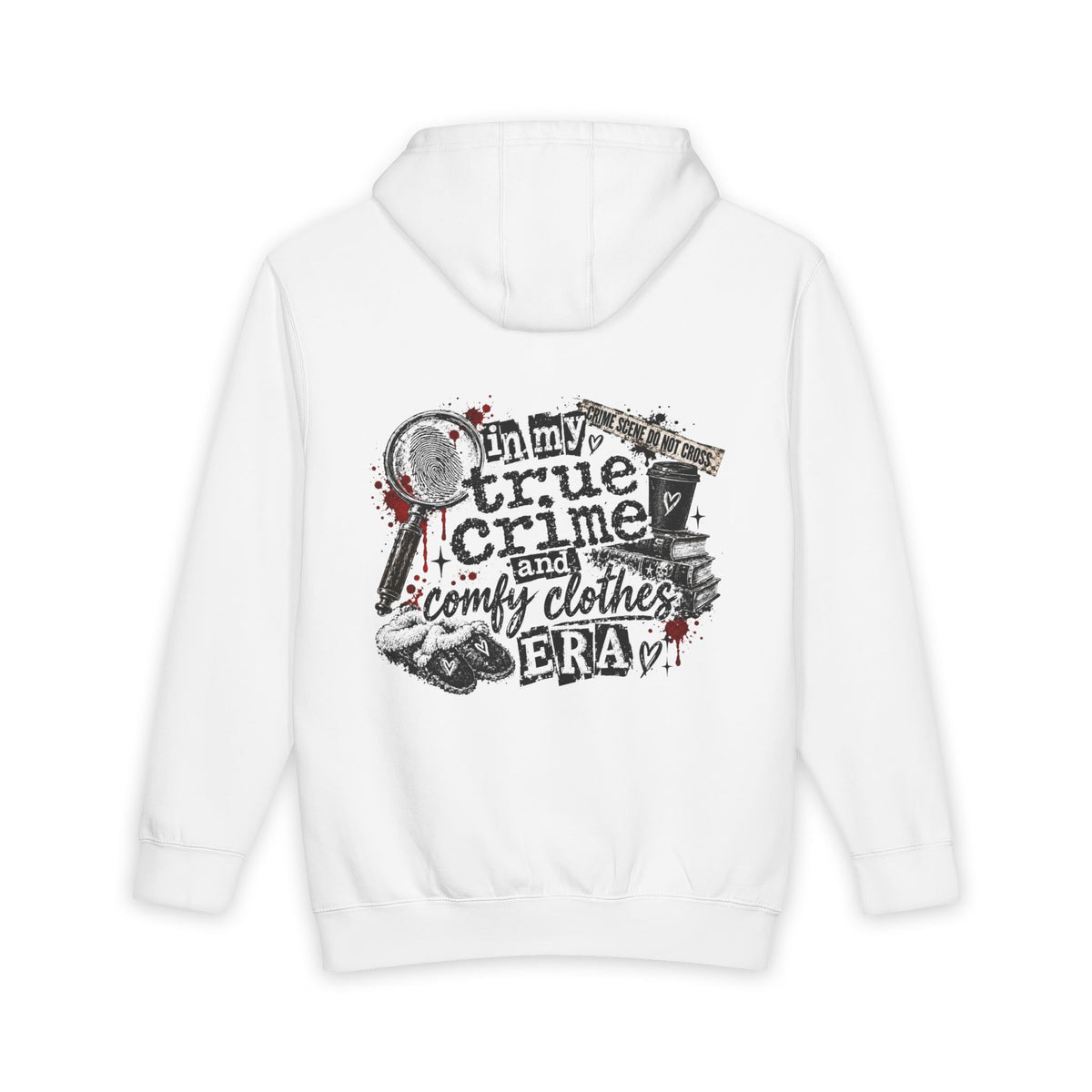 True Crime Hoodie — “True Crime Junkie” Cozy Pullover. True Crime and Comfy Clothes