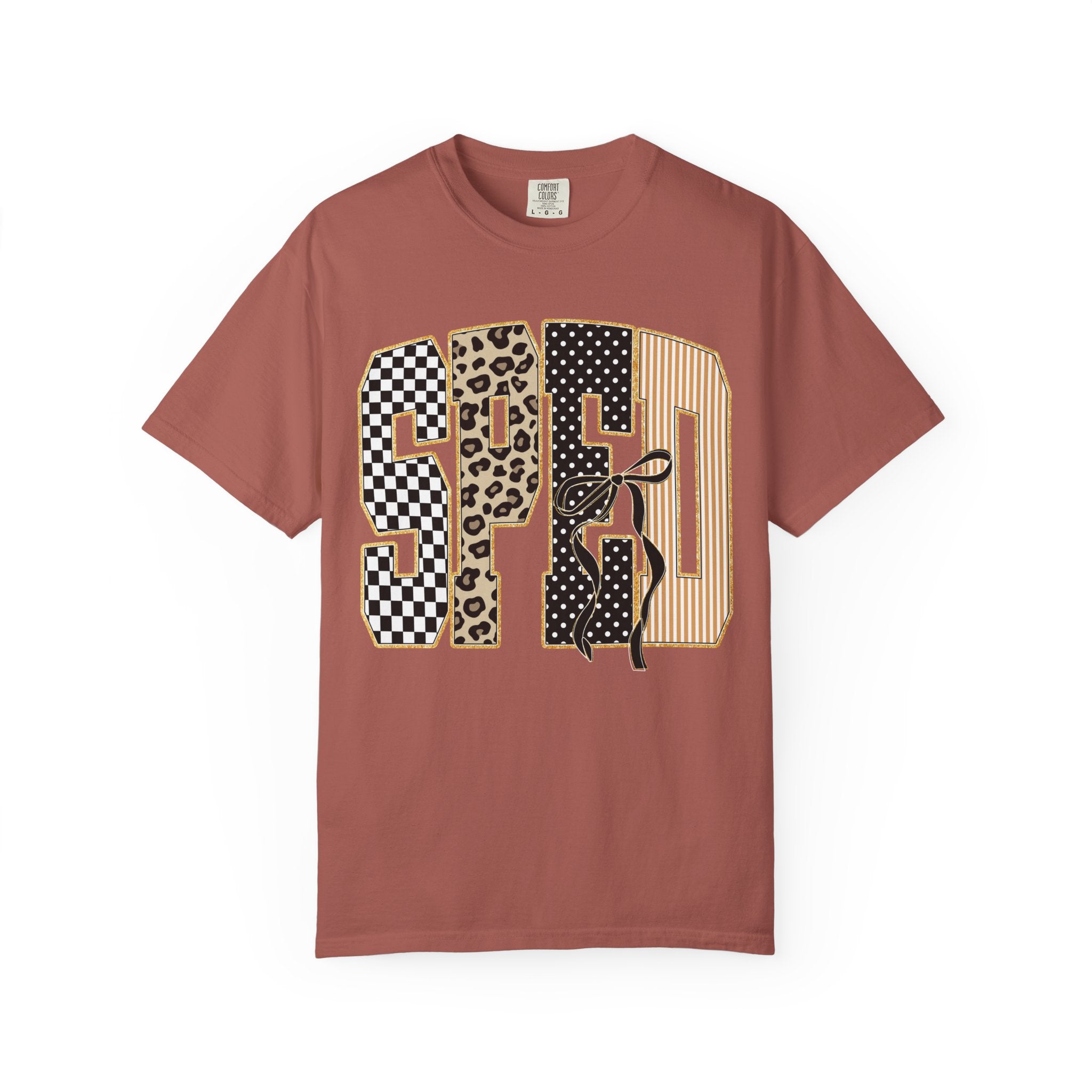 T-Shirt — Special Education Leopard & Checker Graphic Tee