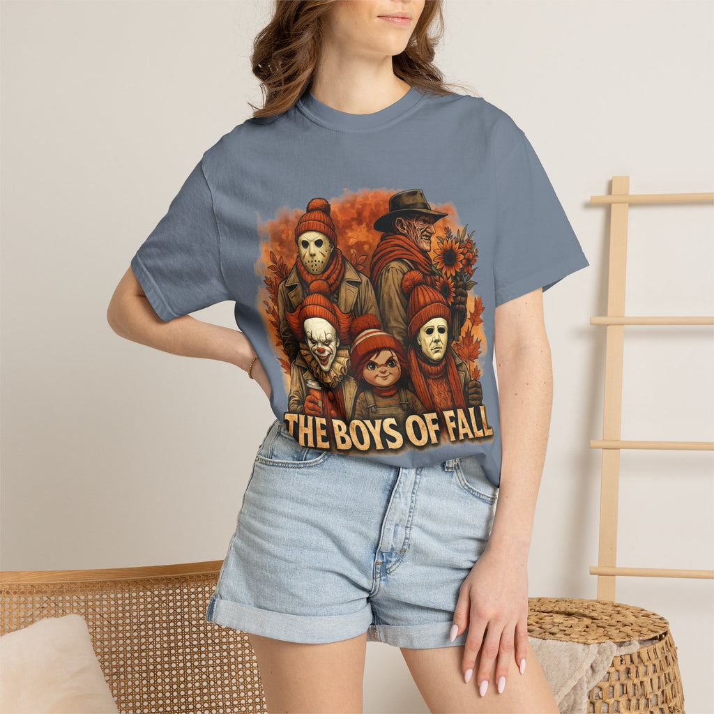 T-Shirt – The Boys of Fall Horror Graphic Tee - Scary Movie Inspired T-Shirt. Midnight Eye, LLC