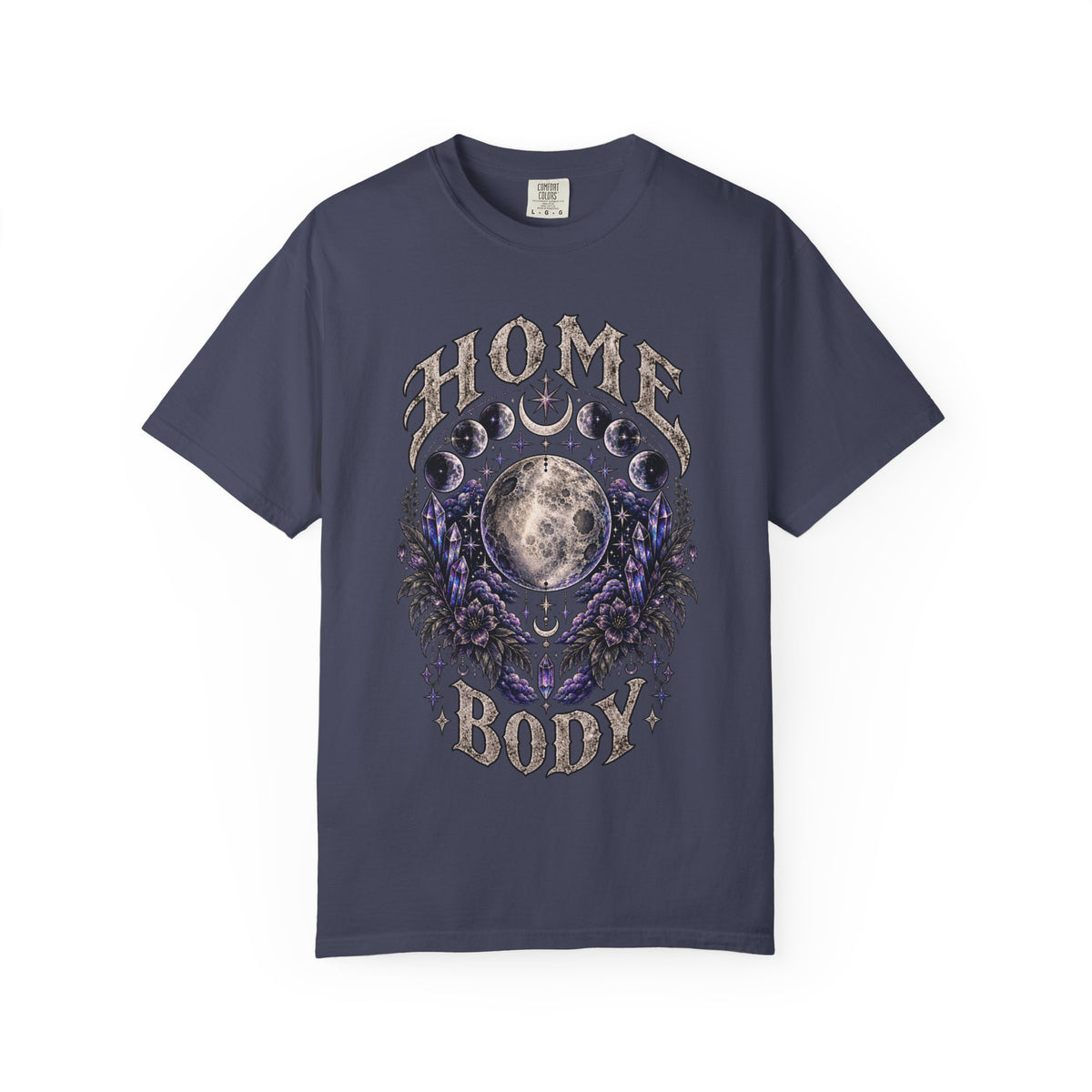 Home Body Moon Phases T-Shirt Mystical Moon Tee. Midnight, Eye, LLC.