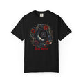 Mystical Moon T-Shirt — “Stay Mystical” Floral Crescent Tee - Dark Aesthetic T-Shirt - Midnight Eye, LLC