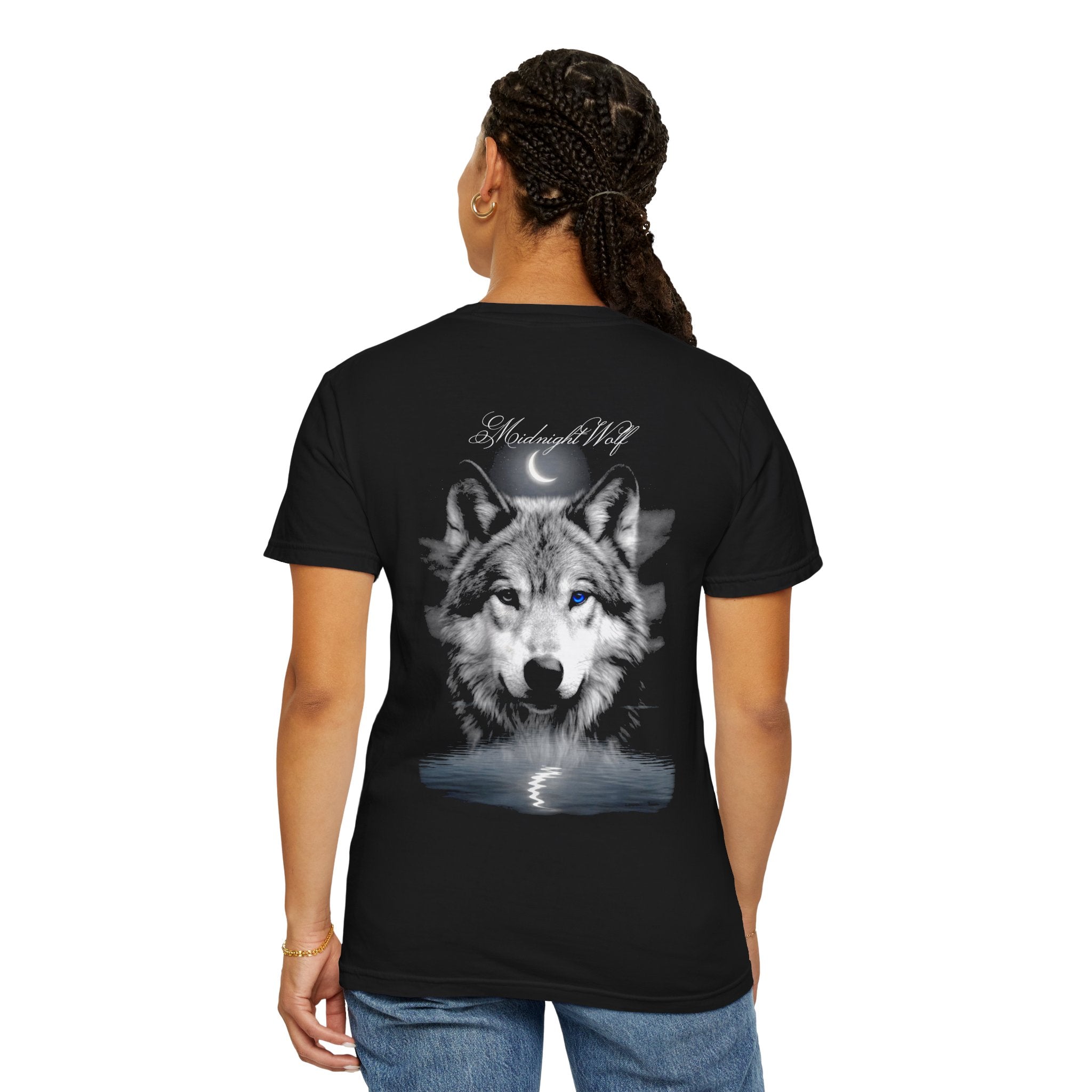 In My Feral Era Wolf T-Shirt — Mystical Moon Graphic Tee - Wolf Animal Lovers Tee - Midnight Eye, LLC