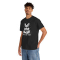 Graphic Tee — "Bun's Got Style" Cool Bunny Sunglasses T-Shirt - Gothic Tee - Dark Aesthetic T-Shirt - Midnight Eye, LLC