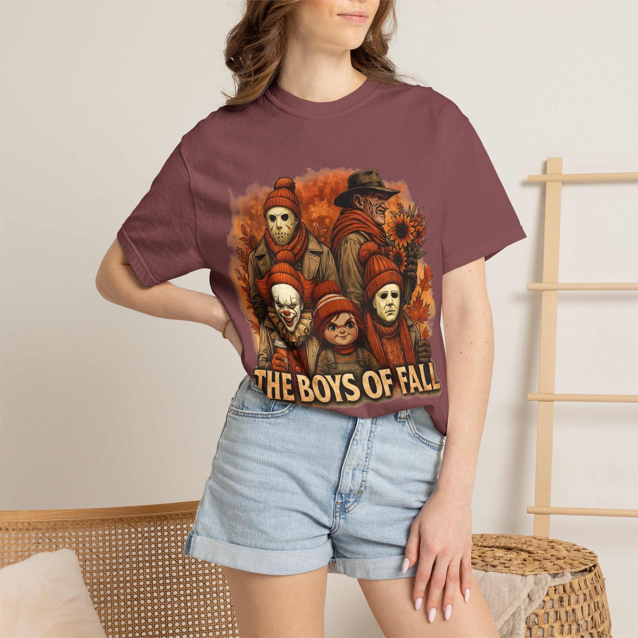 T-Shirt – The Boys of Fall Horror Graphic Tee - Scary Movie Inspired T-Shirt. Midnight Eye, LLC