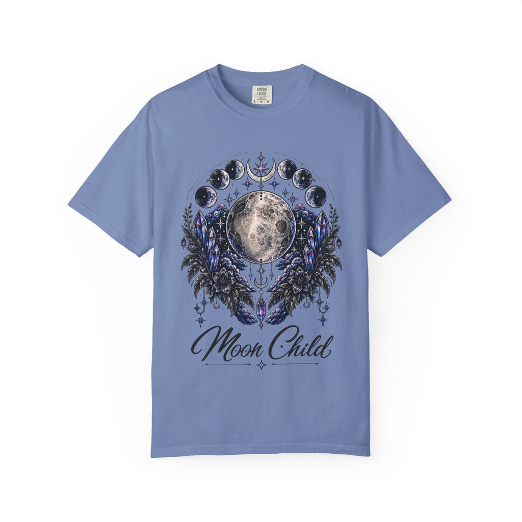 Moon Child T-Shirt — Phases of the Moon Graphic Tee