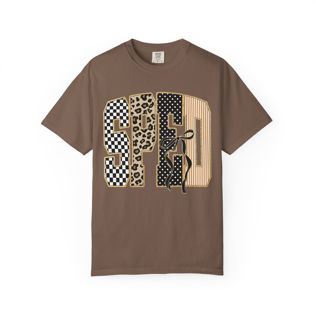 T-Shirt — Special Education Leopard & Checker Graphic Tee