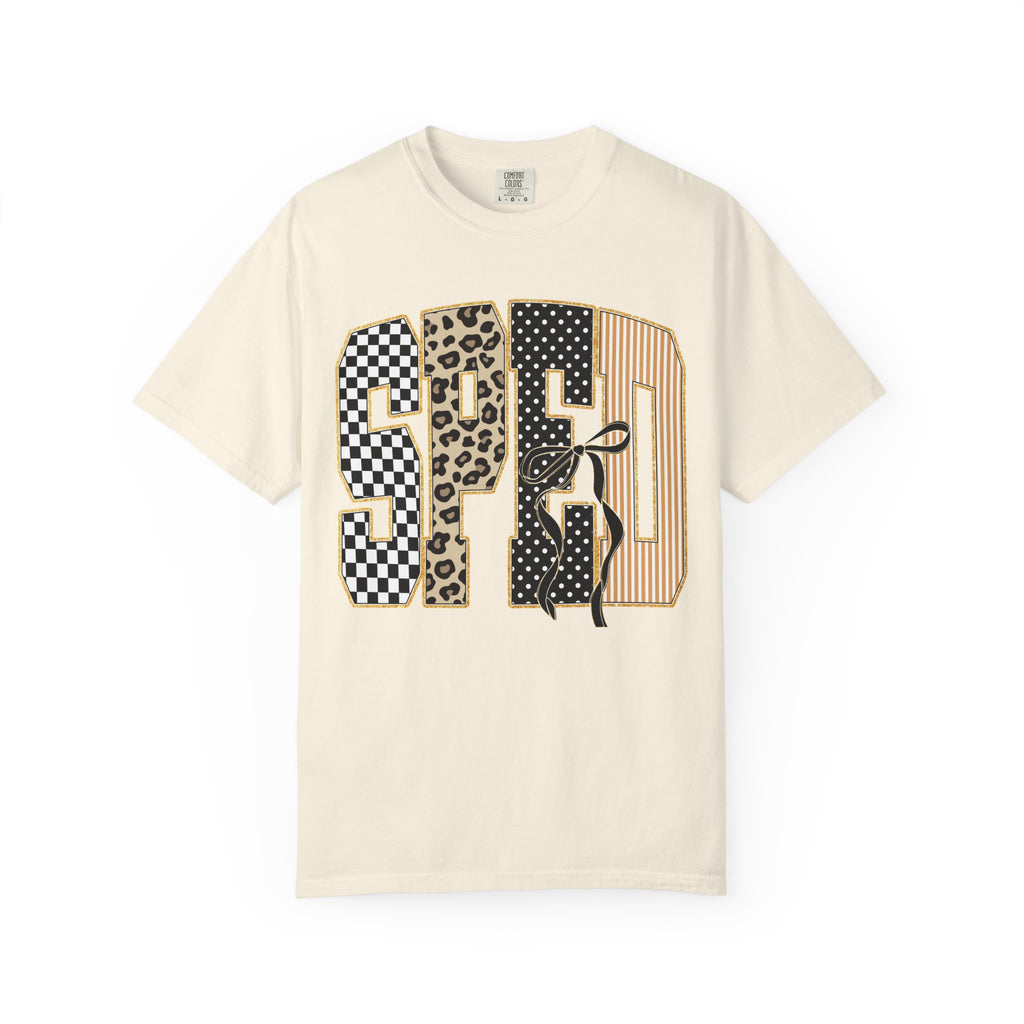 T-Shirt — Special Education Leopard & Checker Graphic Tee