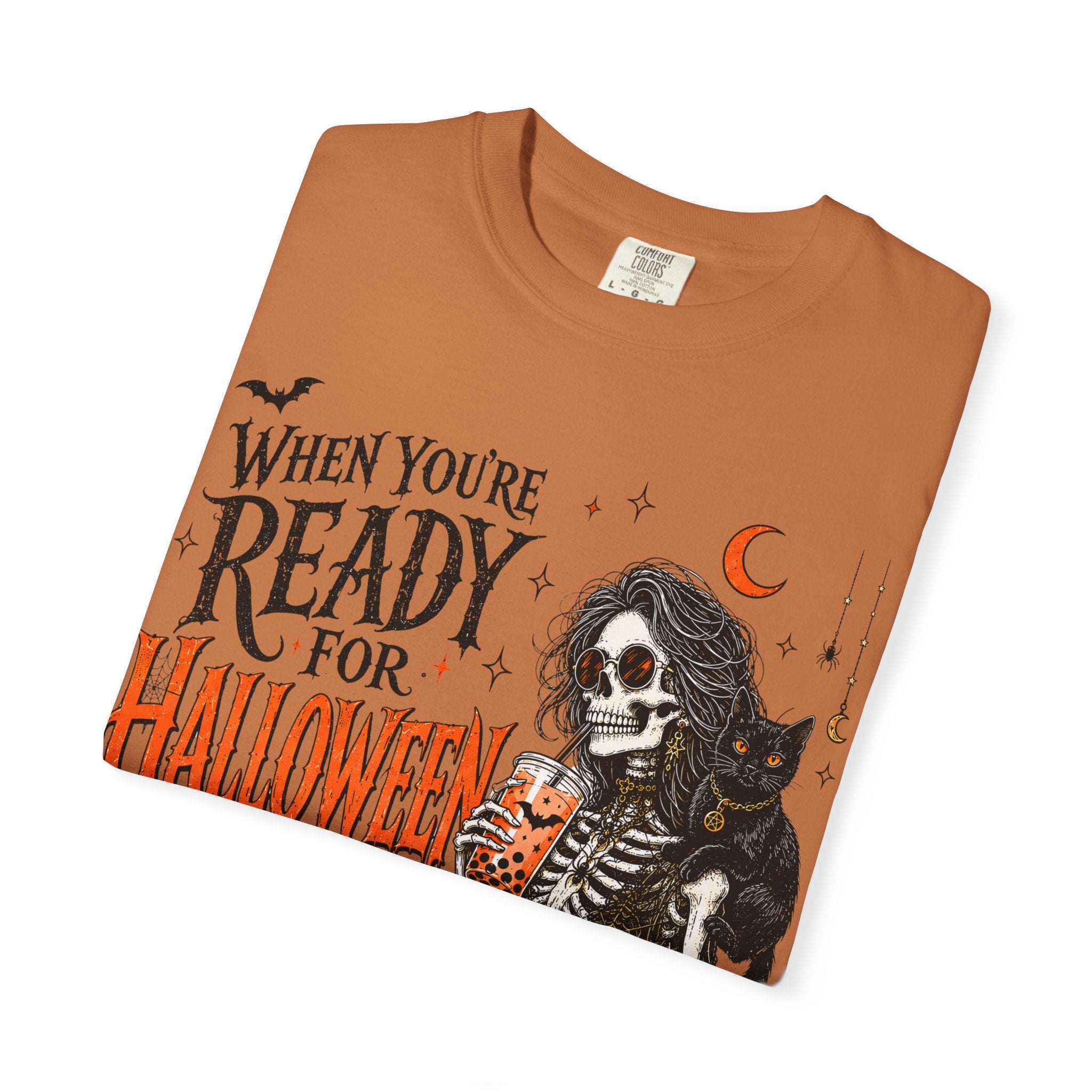 Halloween-Ready Grim Reaper T-Shirt – “When You’re Ready for Halloween but It’s Only Summer”