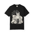 Cat Mama Vintage Graphic T-Shirt - Cat Mama and Kittens Tee