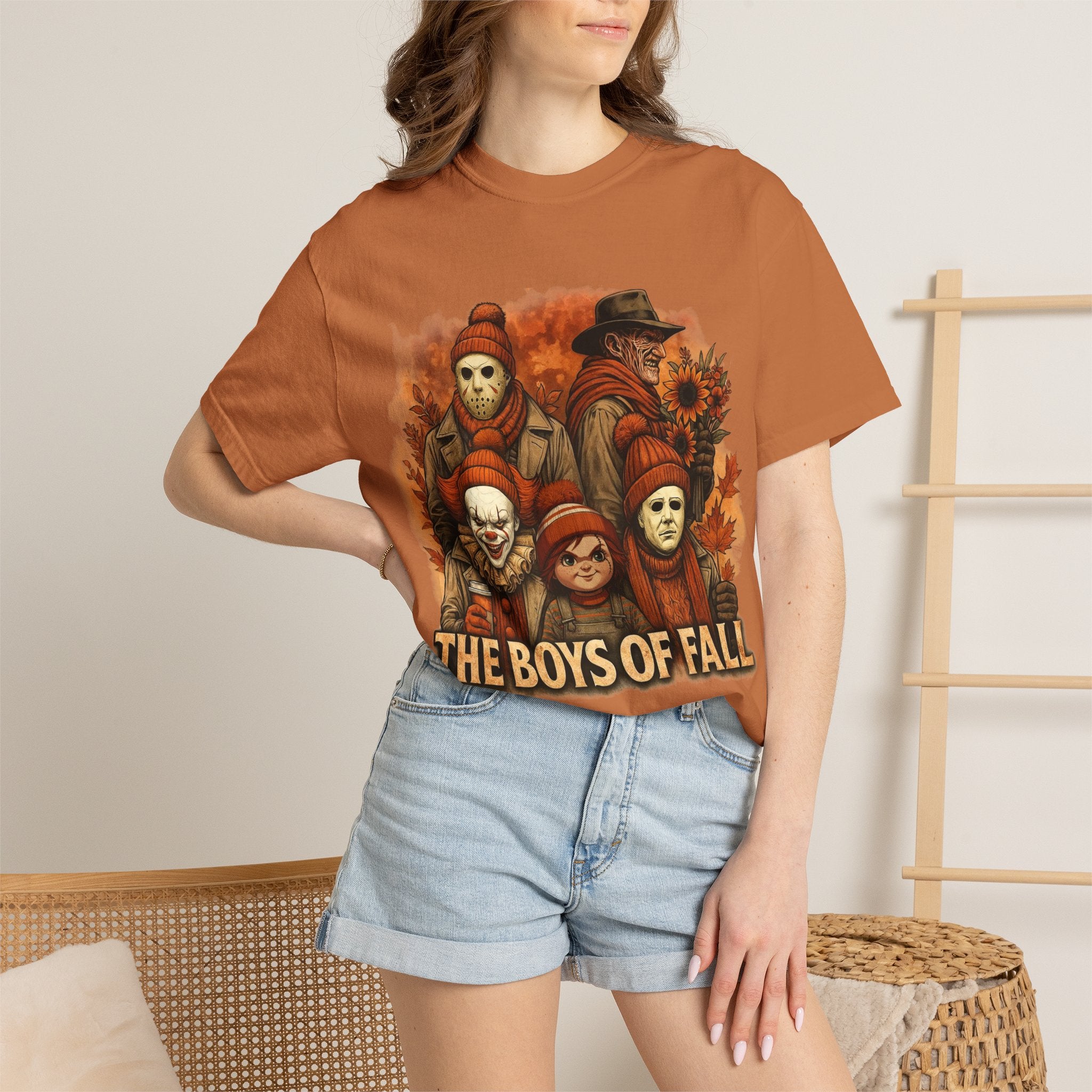 T-Shirt – The Boys of Fall Horror Graphic Tee - Scary Movie Inspired T-Shirt. Midnight Eye, LLC