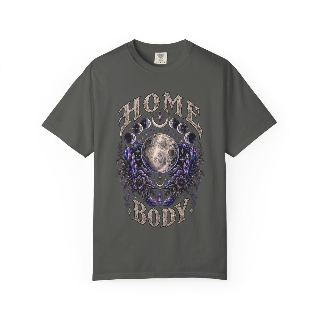 Home Body Moon Phases T-Shirt Mystical Moon Tee. Midnight, Eye, LLC.