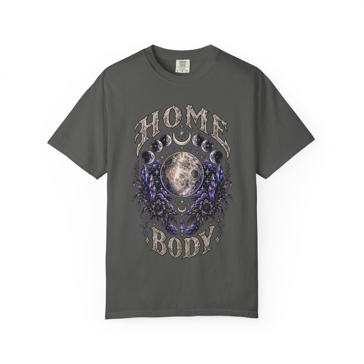 Home Body Moon Phases T-Shirt Mystical Moon Tee. Midnight, Eye, LLC.