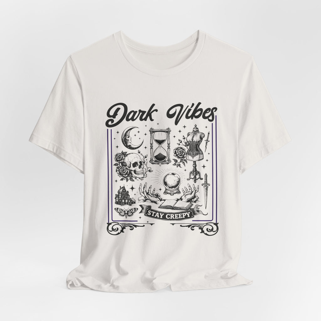 Whimsy Goth— Dark Aesthetic - Gothic Graphic T-Shirt -  Goth Collage Tee. Midnight Eye, LLC.