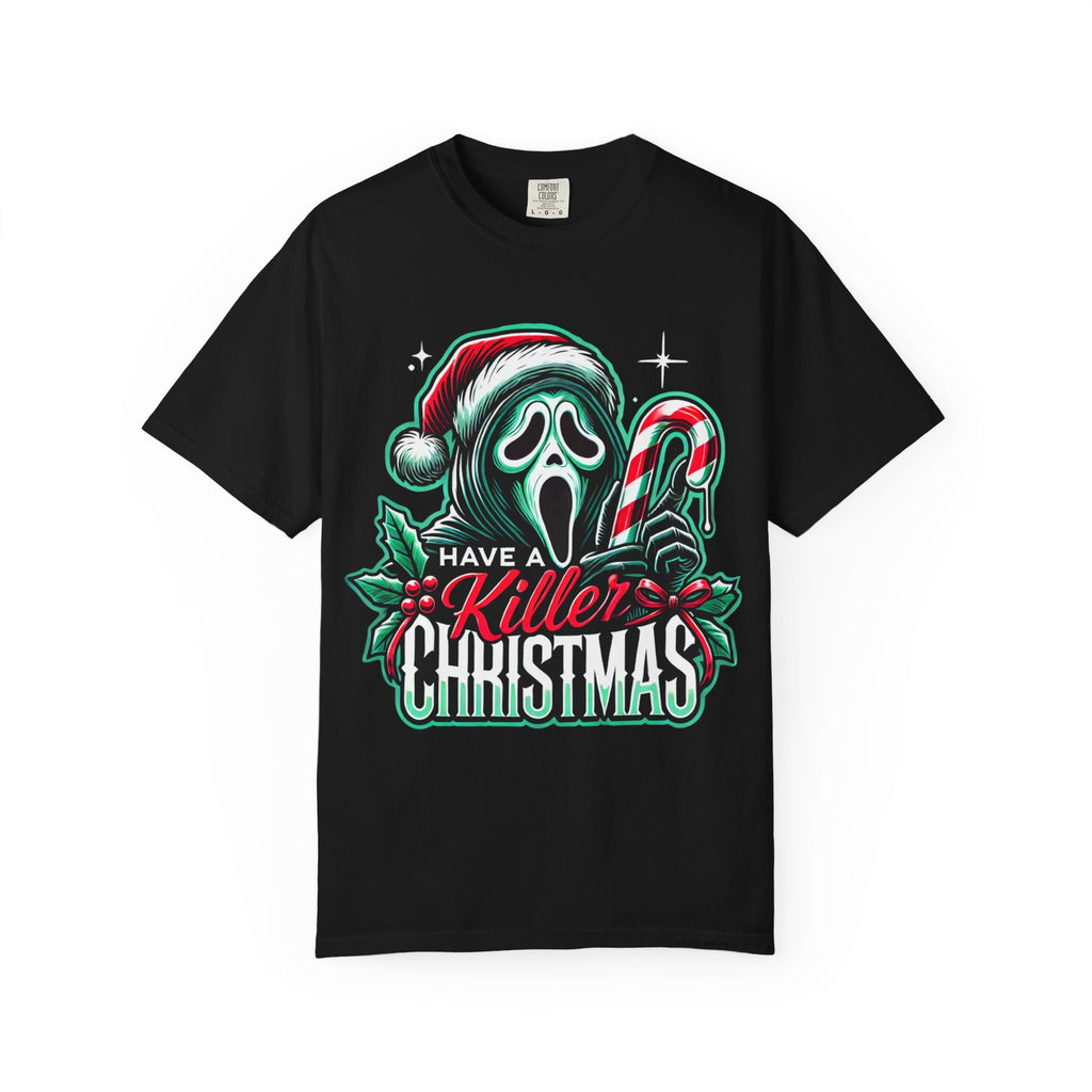 Vintage Santa "Believe in the Magic of Christmas" - Dark Aesthetic Holiday Tee. Midnight Eye, LLC