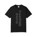 Hard Techno Rave T-Shirt - Punk Font & Cybersigilism Dragn Head. Midnight Eye, LLC