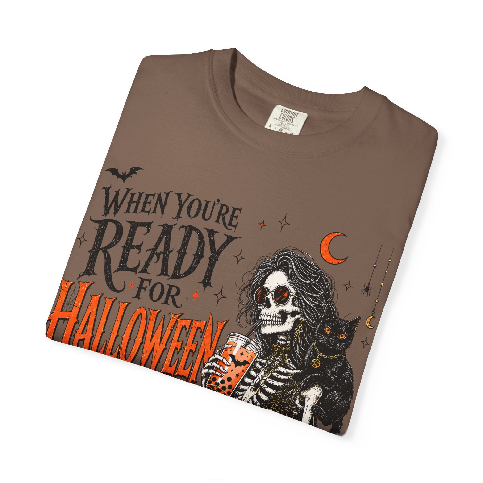 Halloween-Ready Grim Reaper T-Shirt – “When You’re Ready for Halloween but It’s Only Summer”