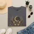 Mystic Moon Moth T-Shirt — Celestial Moth & Crescent Moon Graphic Tee - Midnight Eye, LLC