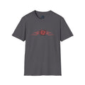 Winged - Eye Graphic Tee — Third Eye Rock Band Shirt - Streetwear Tee - Gothic Red Rose T-Shirt - Midnight Eye, LLC