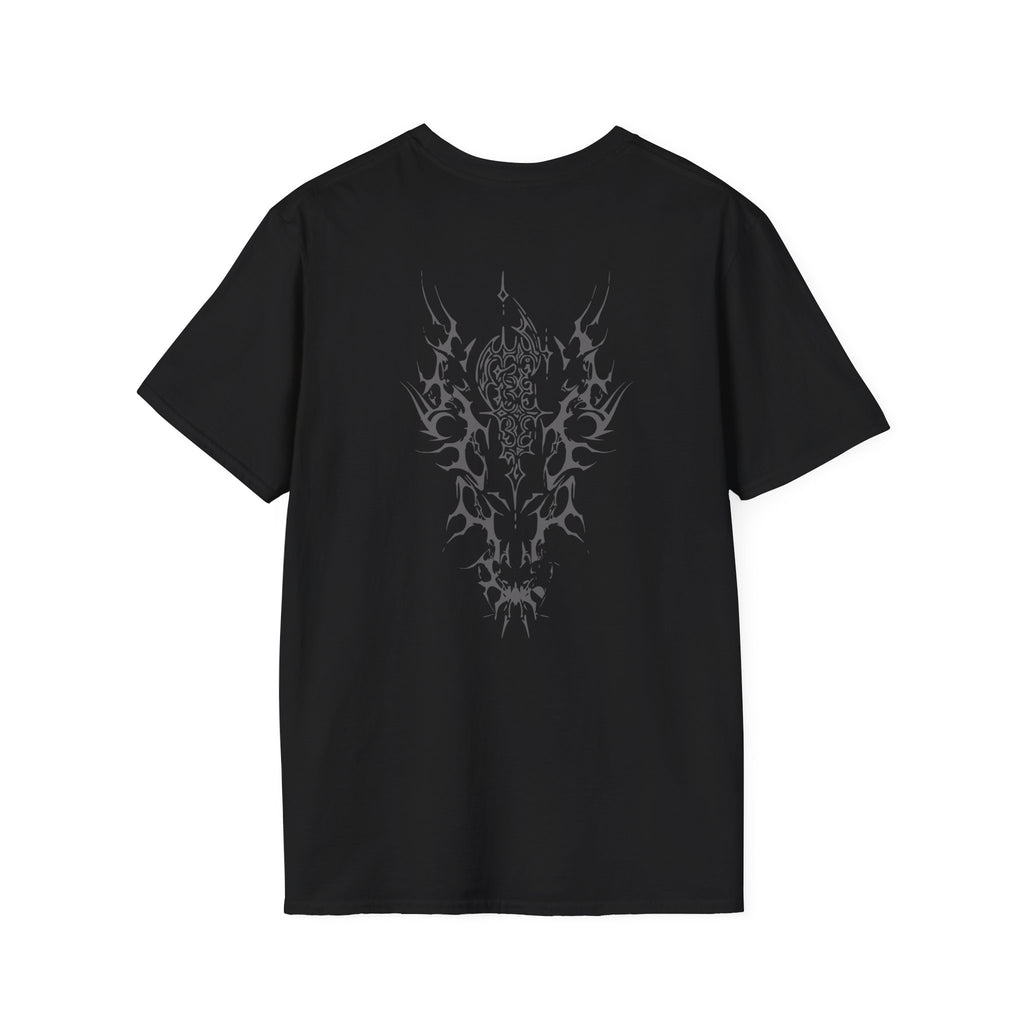 Hard Techno Graphic T-Shirt — Industrial Rave Tee - Tribal T-Shirt - Punk Graphic Tee - Midnight Eye, LLC