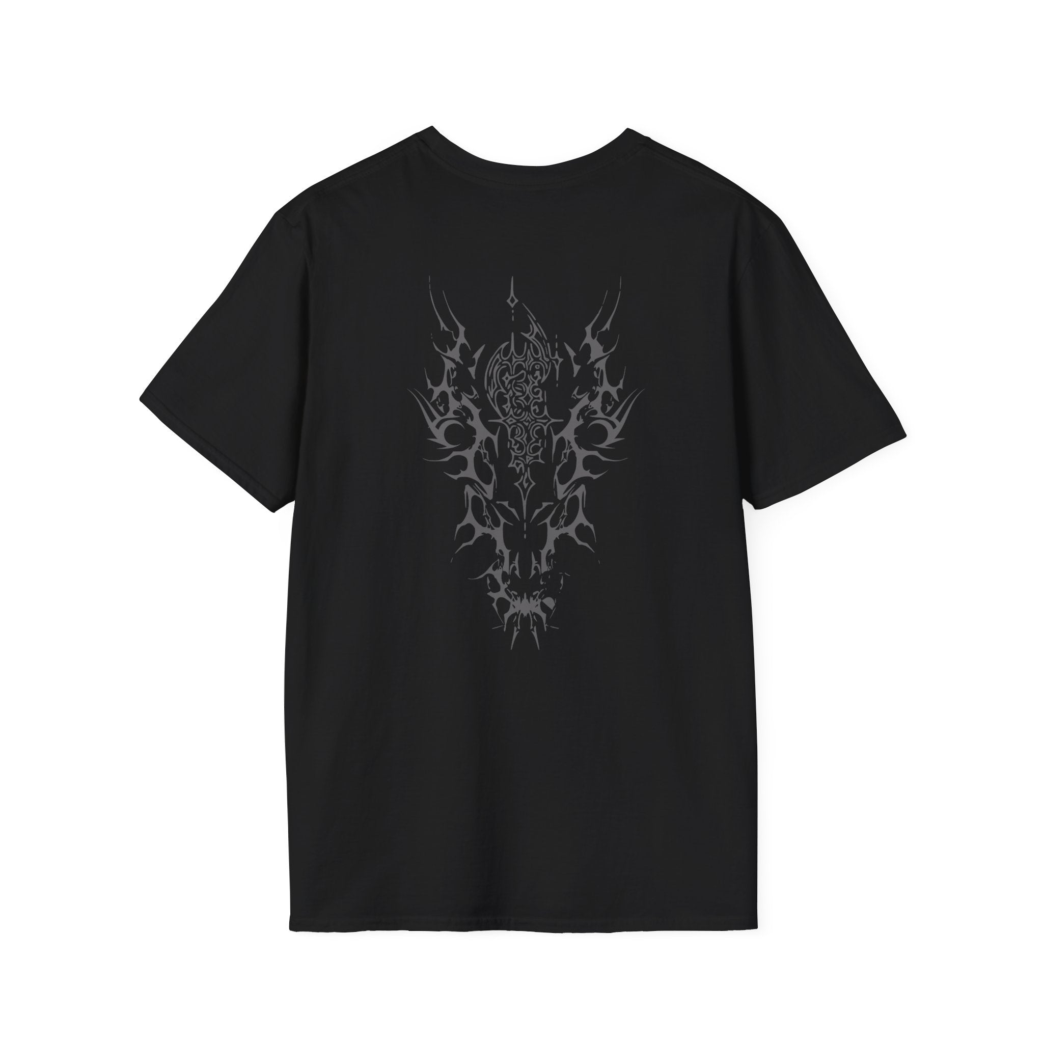 Hard Techno Graphic T-Shirt — Industrial Rave Tee - Tribal T-Shirt - Punk Graphic Tee - Midnight Eye, LLC