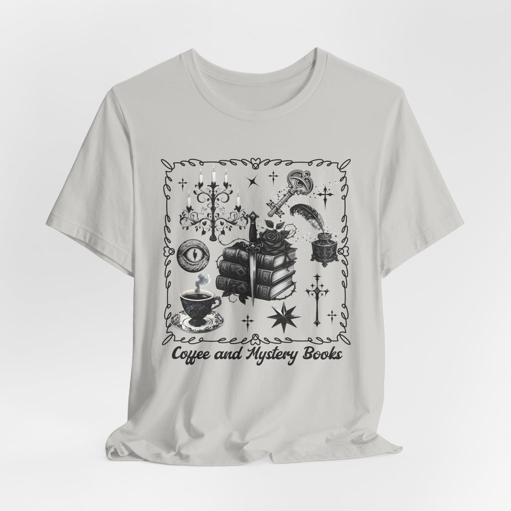 Mystic Reading Tee — "Reading and Mystery Books" Graphic T-Shirt
