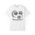 Midnight Eyes Graphic T-Shirt — Moon, Sun & Mystic Eye Illustration